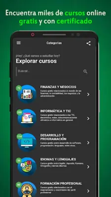 Cursin - Encuentra cursos android App screenshot 6